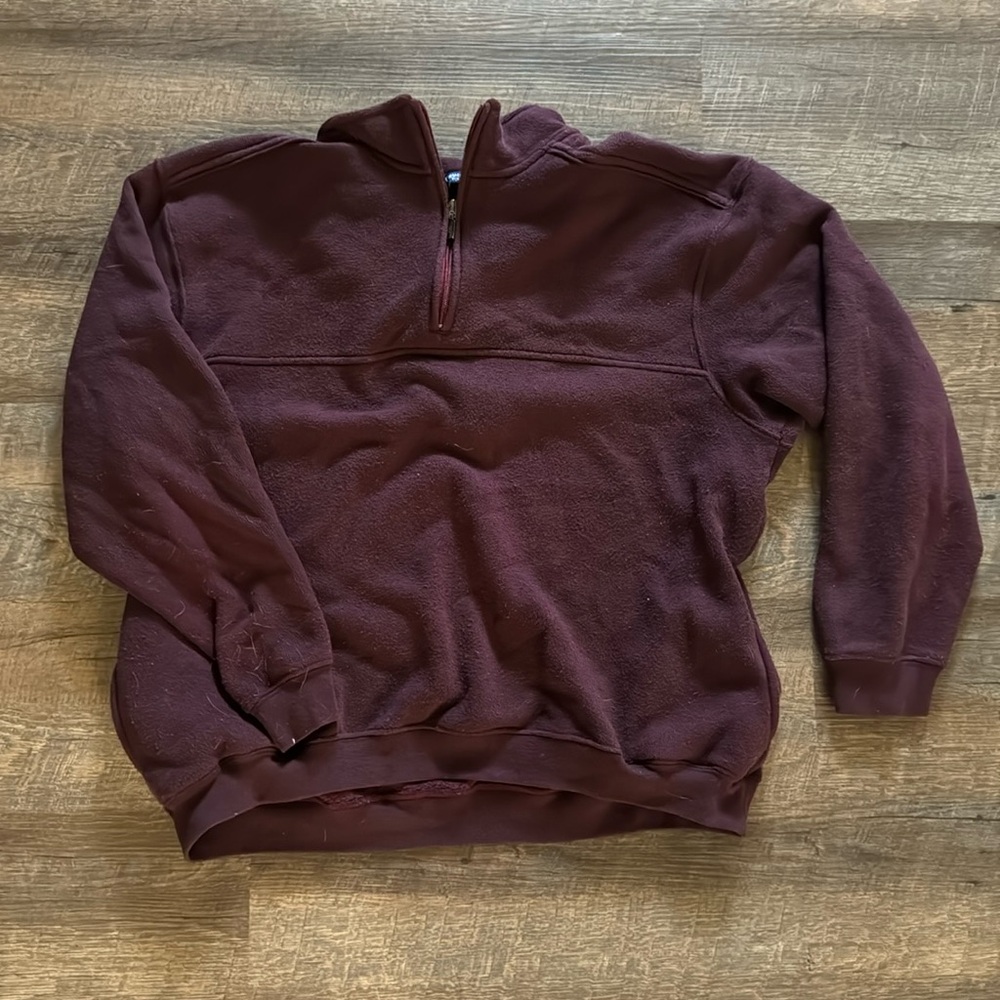 Size xl quarter zip with pockets